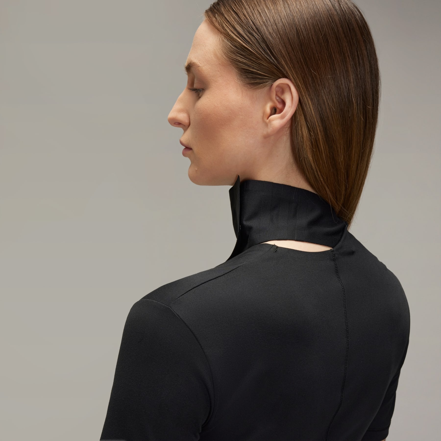 Y-3 Fitted Neck Closure Dress - 8