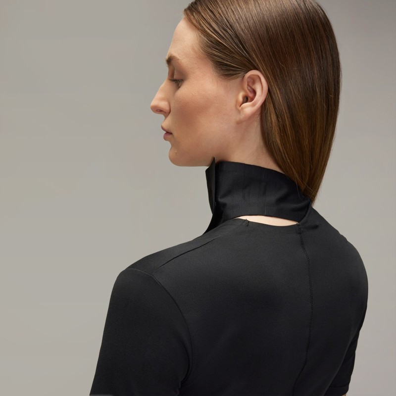 Y-3 Fitted Neck Closure Dress 8
