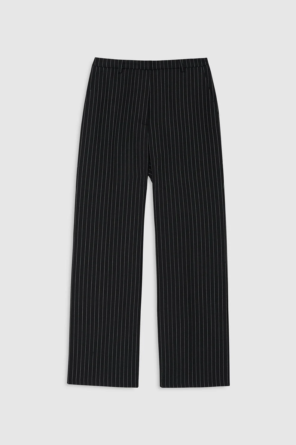 Thomas Trouser - Black And White Pinstripe - 1