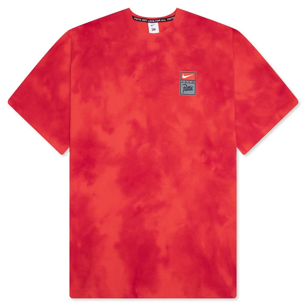 NIKE X PATTA T-SHIRT - RUSH RED/UNIVERSITY RED/GYM RED - 1