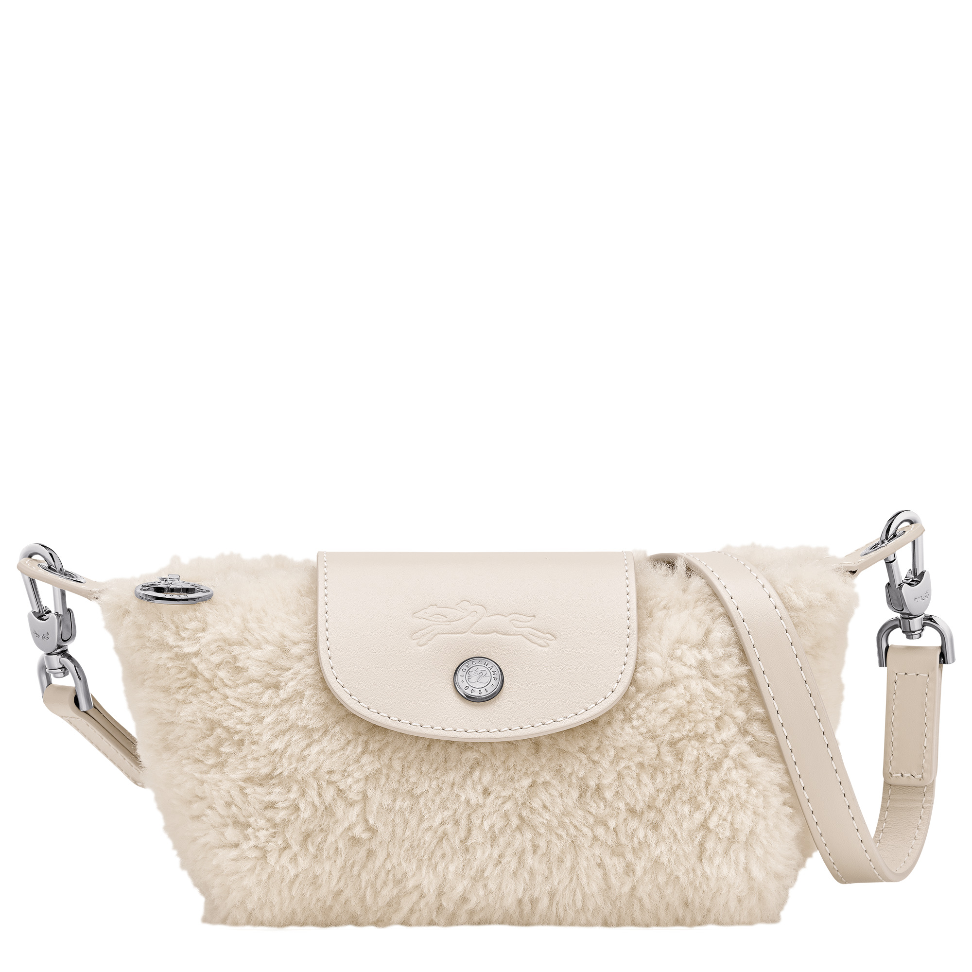 Le Pliage Xtra XS Pouch Ecru - Leather - 1
