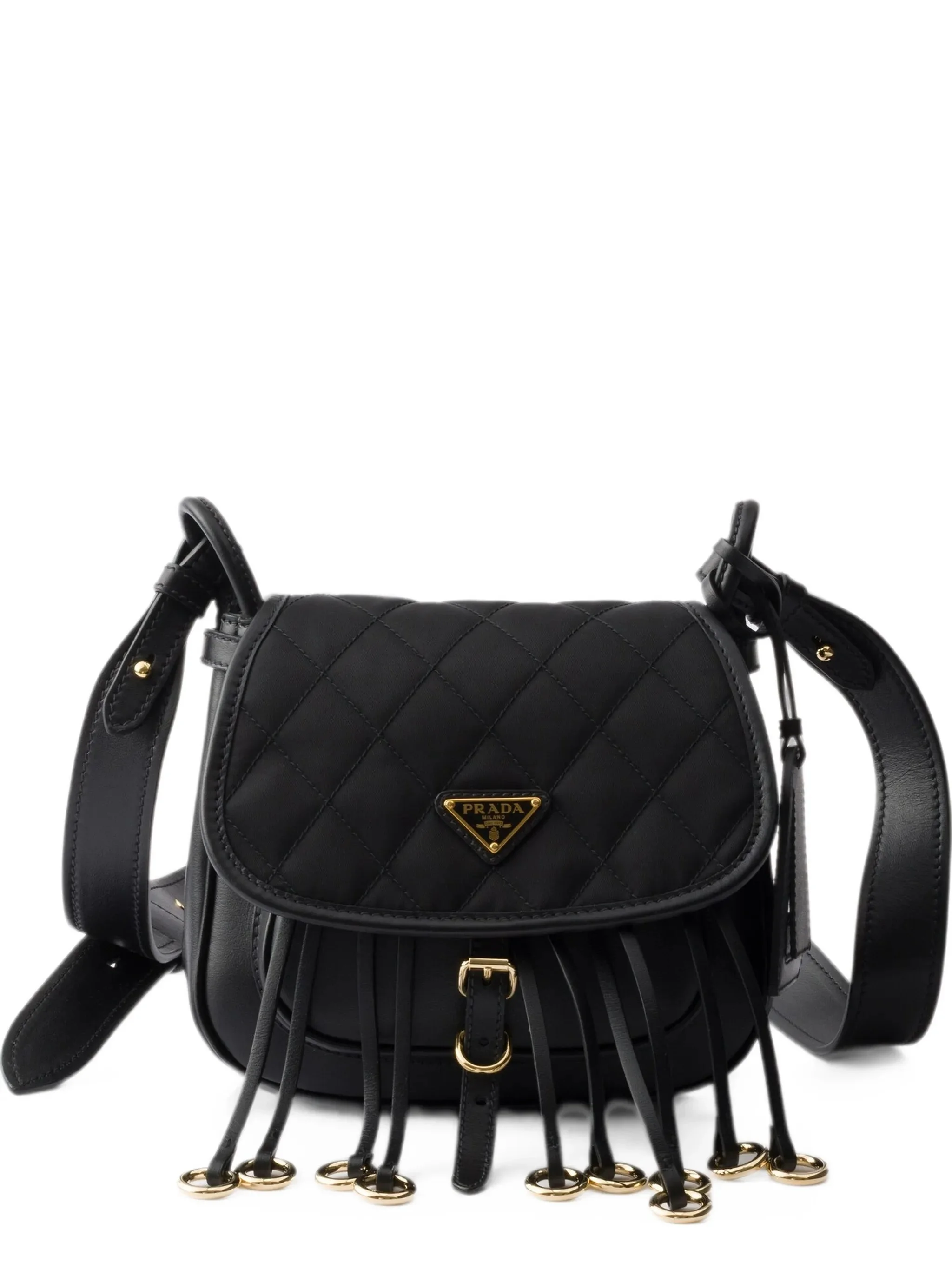 Prada Corsaire Re-Nylon And Leather Mini Shoulder Bag - 1
