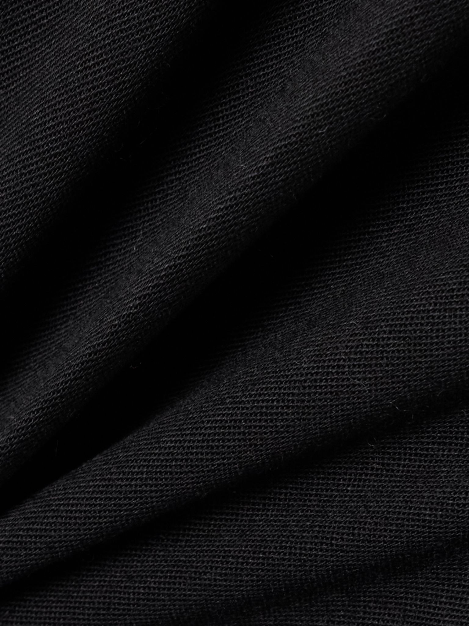 Slim-fit flared twill pants Black - 5