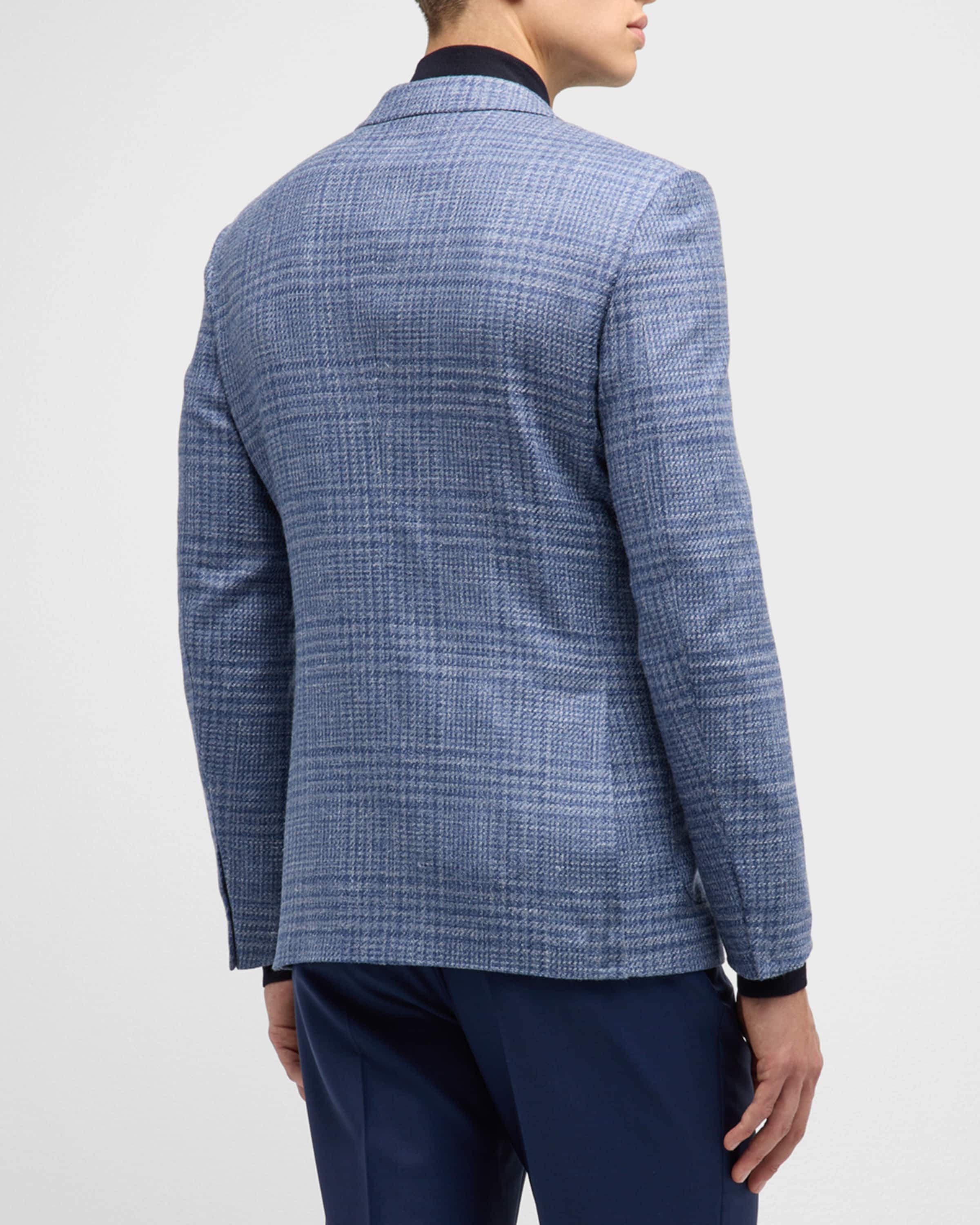 Men's Macro Plaid Sport Coat - 5