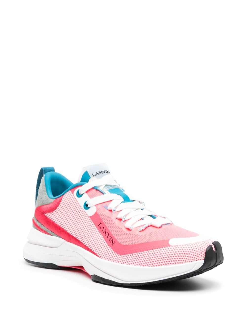 L-i panelled mesh sneakers - 2