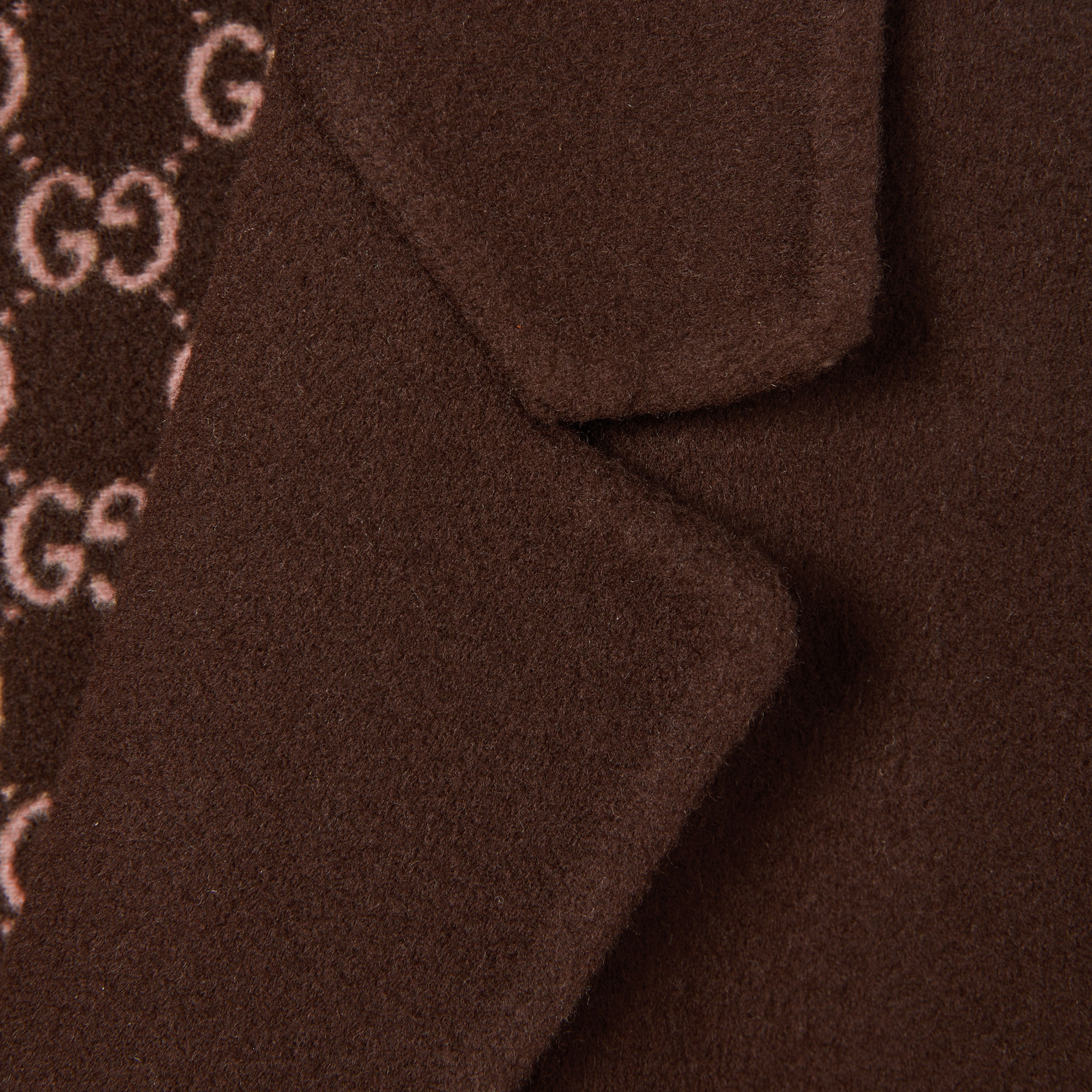 Reversible silk wool coat - 7