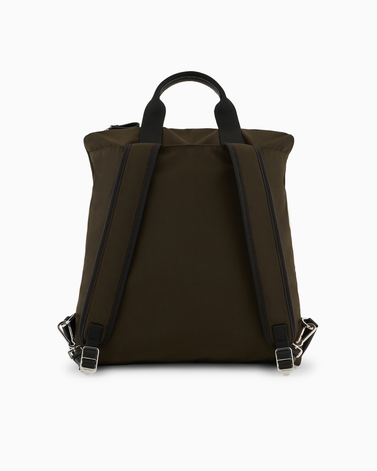 ASV CONVERTIBLE SHOPPER BAG IN NYLON AND PEBBLED LEATHER - 3