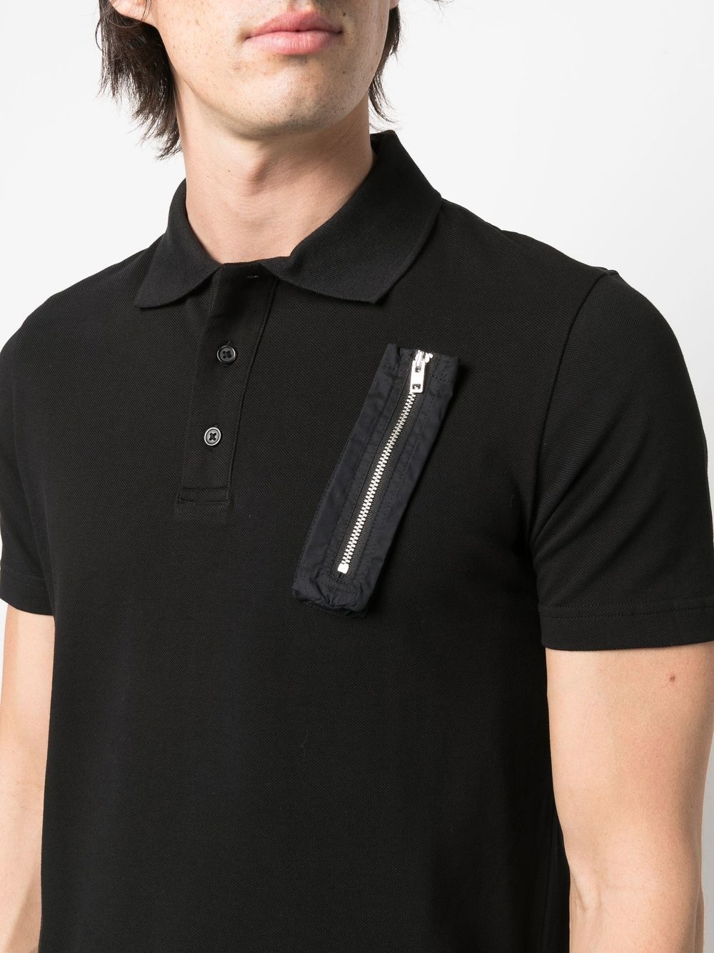 zip-pocket polo shirt - 5