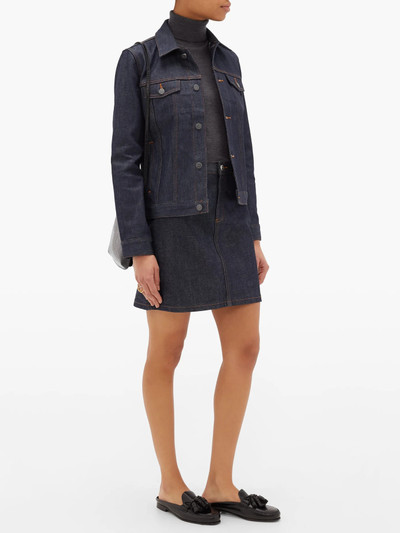 A.P.C. Jupe Standard raw-denim mini skirt outlook