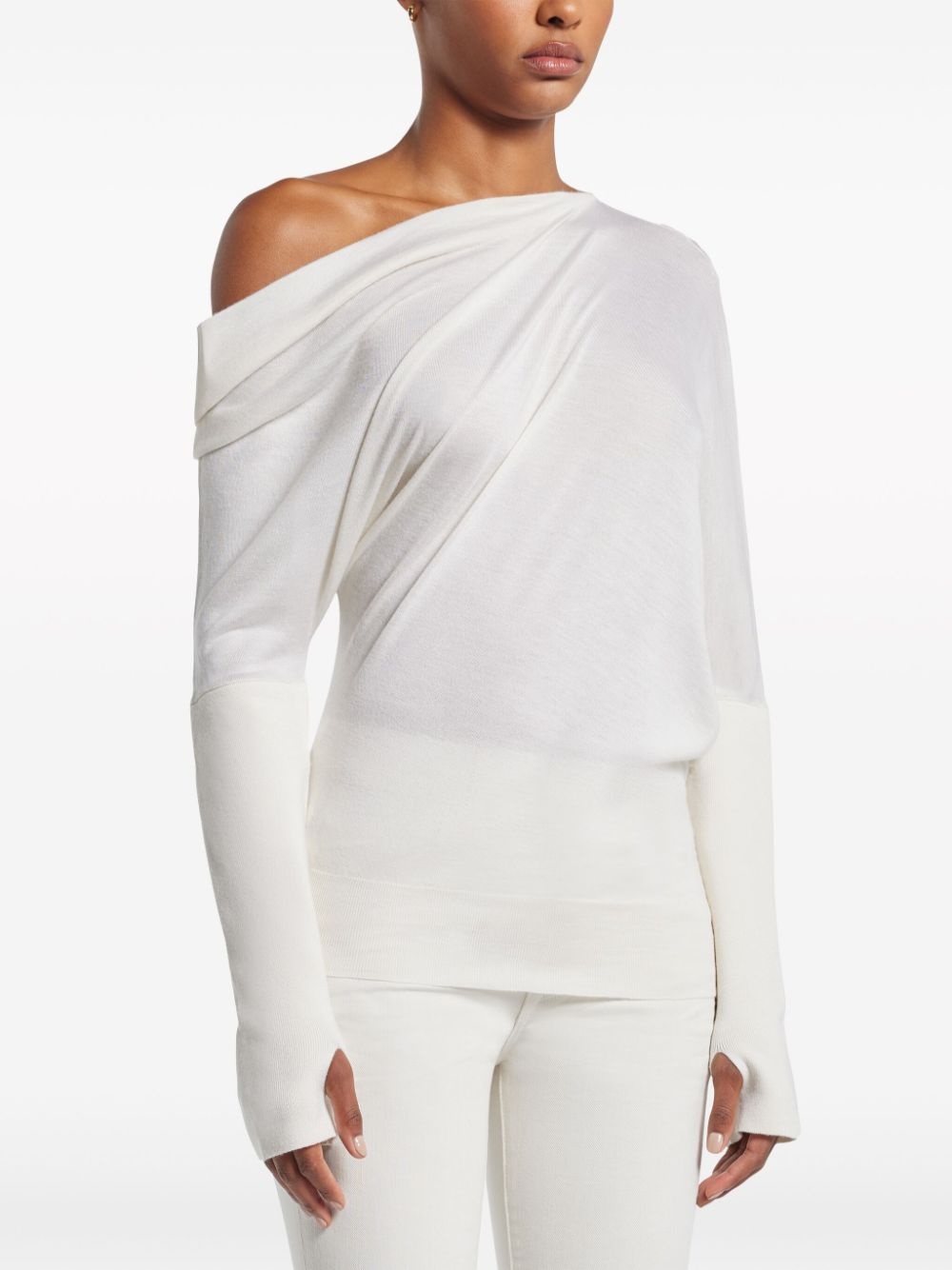 off-the-shoulder sweater - 3