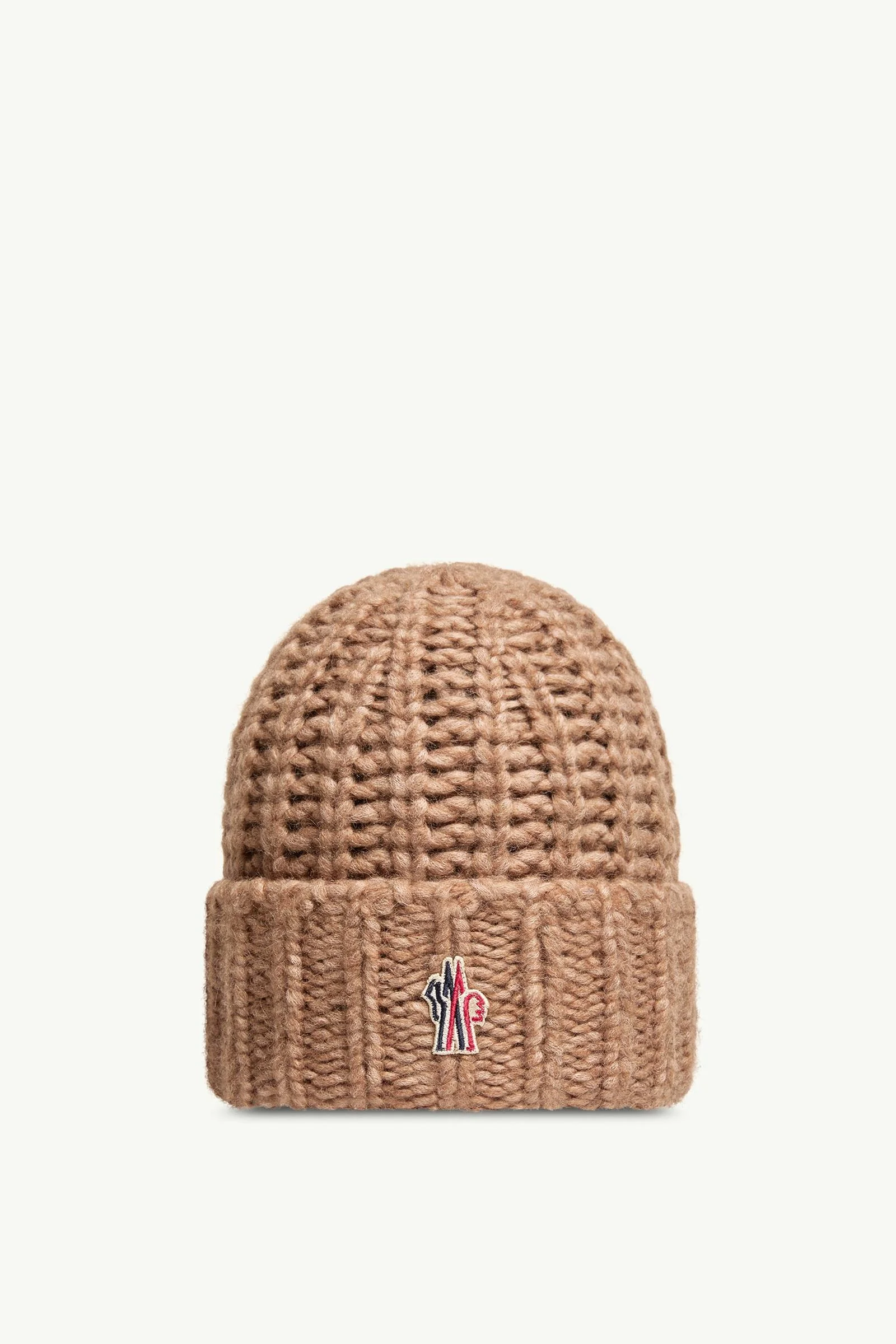 Alpaca Blend Rib Knit Beanie - 1