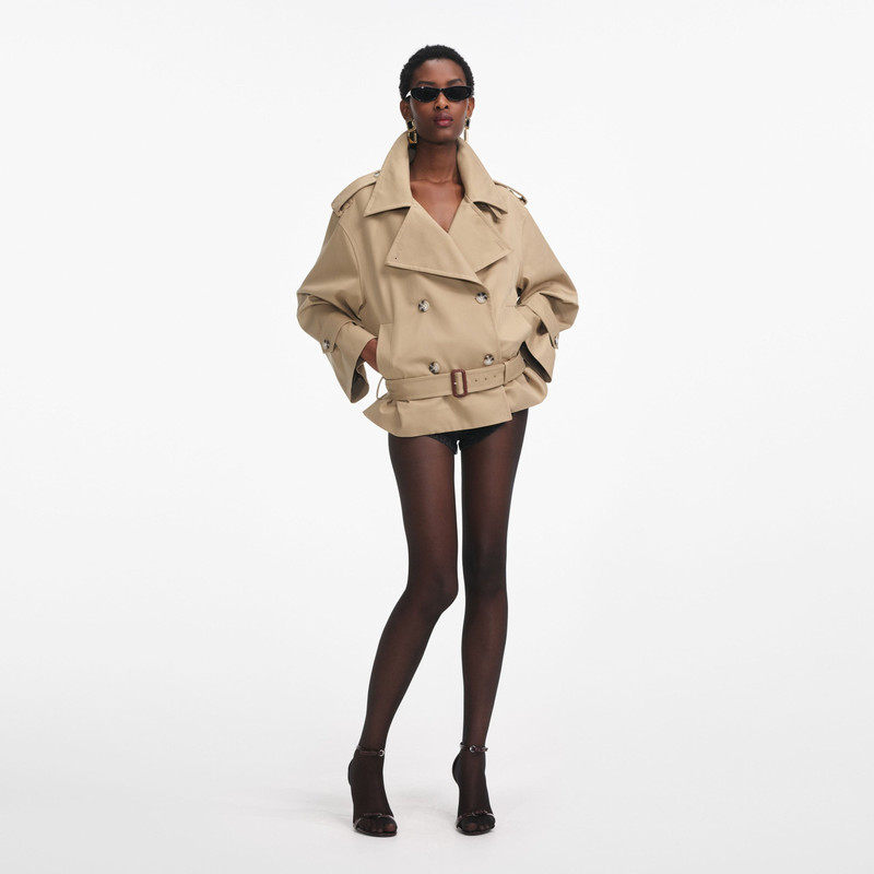 Beige Trench Jacket 1