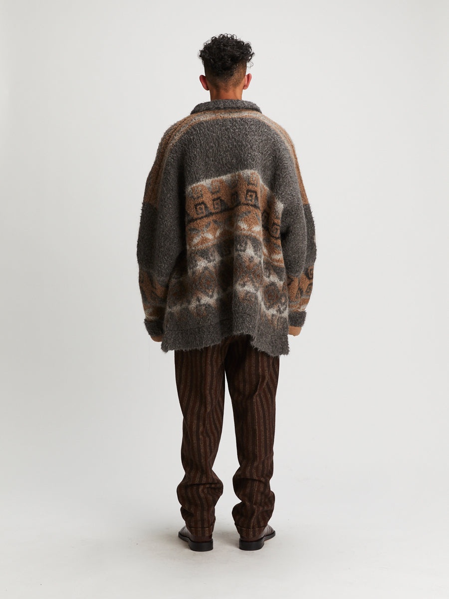 Montagnola 3/4 Coat Jacquard Mix - 5
