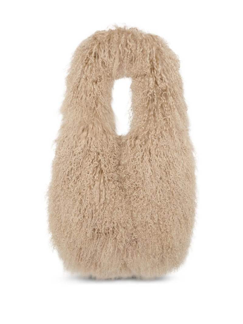 shearling shoulder bag 1