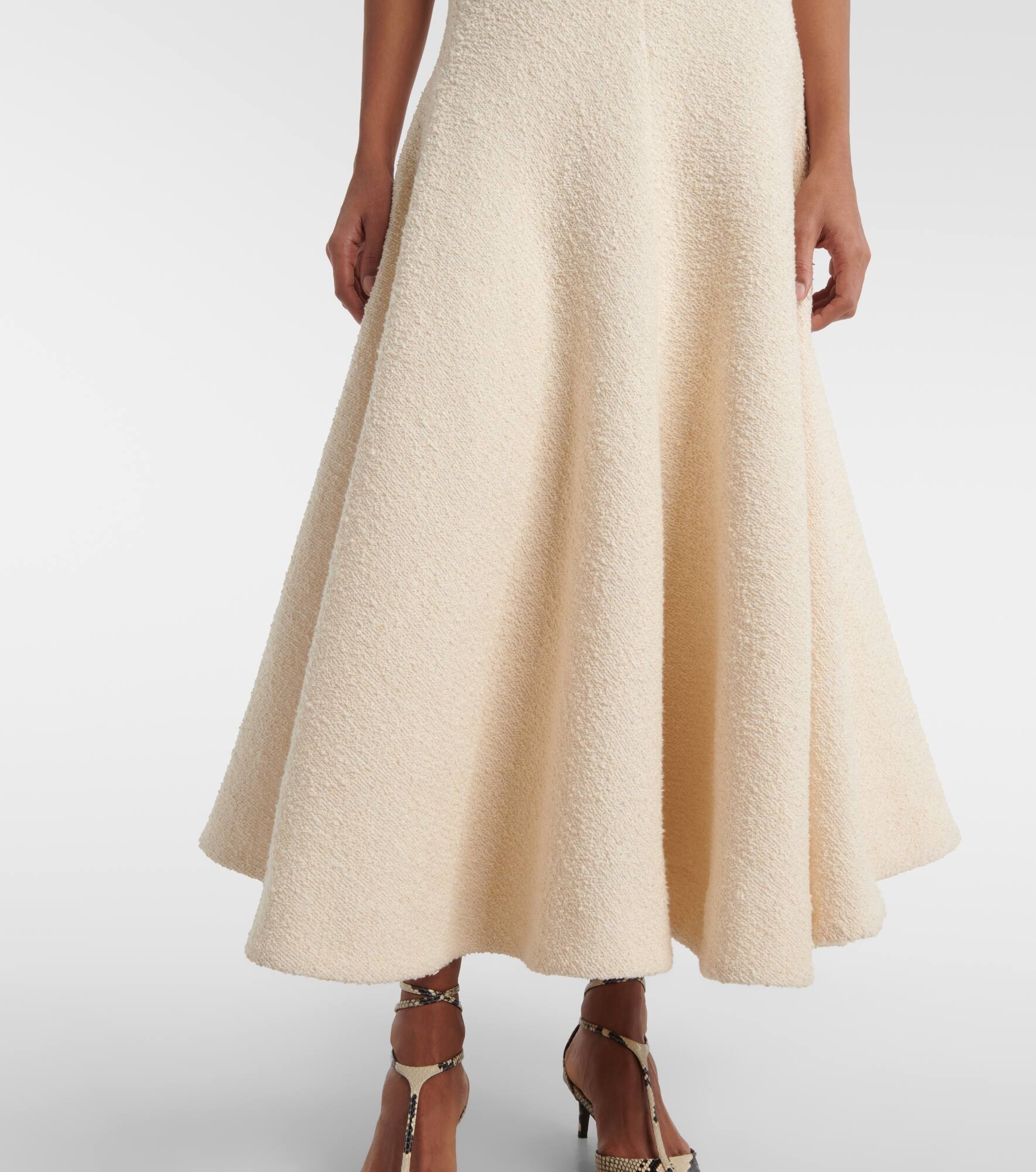 Mellie bouclé maxi dress - 4
