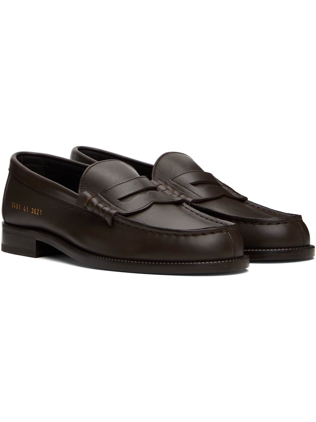 Brown Soft Loafers - 4