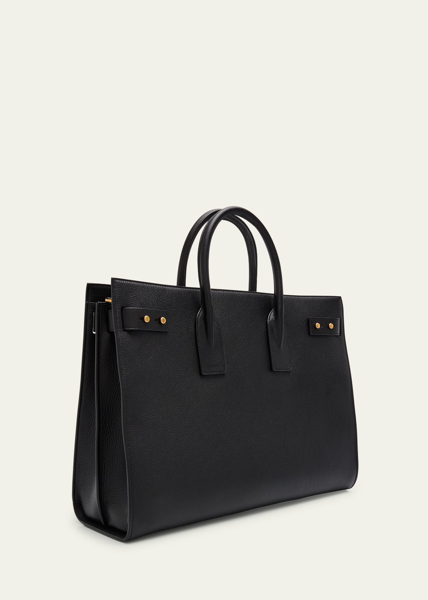 Men's Sac de Jour Large Grained Leather Tote Bag - 3