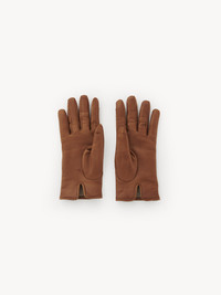 Chloé THE CHLOÉ ICONIC GLOVES IN LEATHER | REVERSIBLE