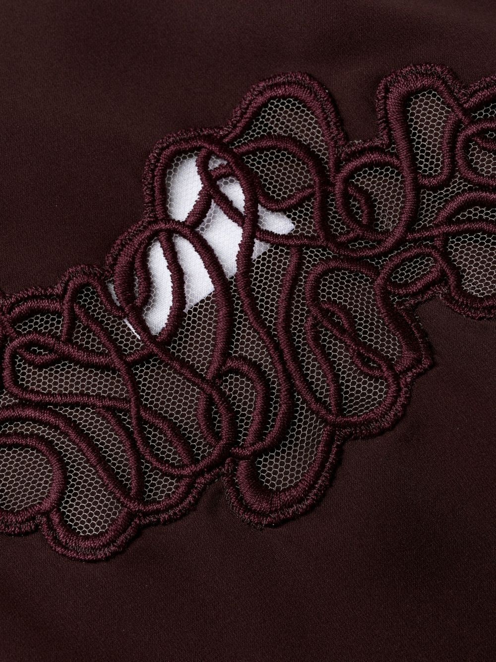lace-detail halterneck dress - 5