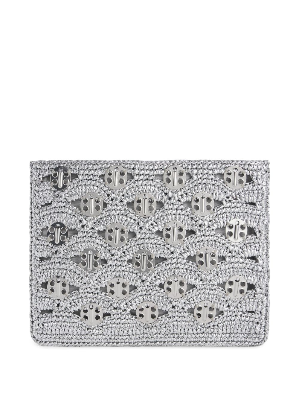 raffia clutch bag - 2