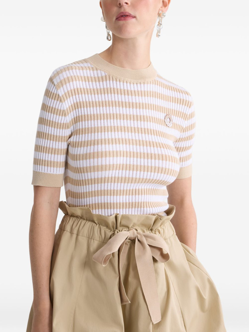 striped-pattern ribbed top 5