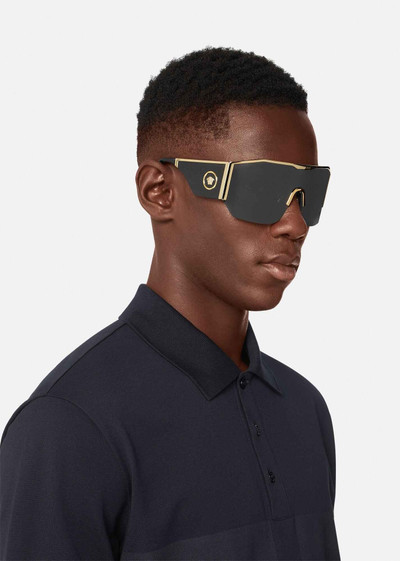 VERSACE Medusa Halo Shield Sunglasses outlook