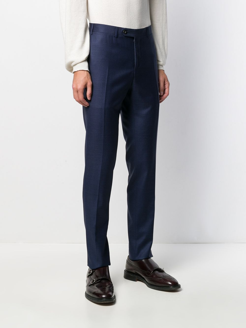 straight-leg tailored trousers - 3