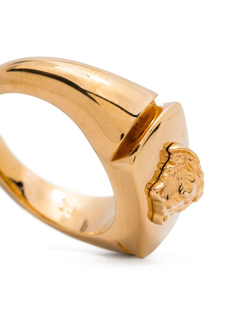 VERSACE Medusa-embossed signet ring outlook