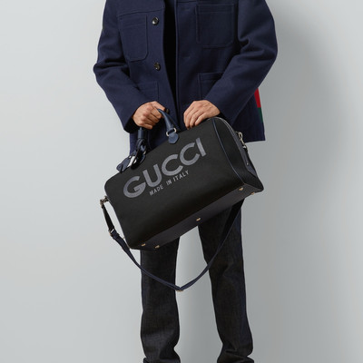 GUCCI Large duffle bag with Gucci print outlook