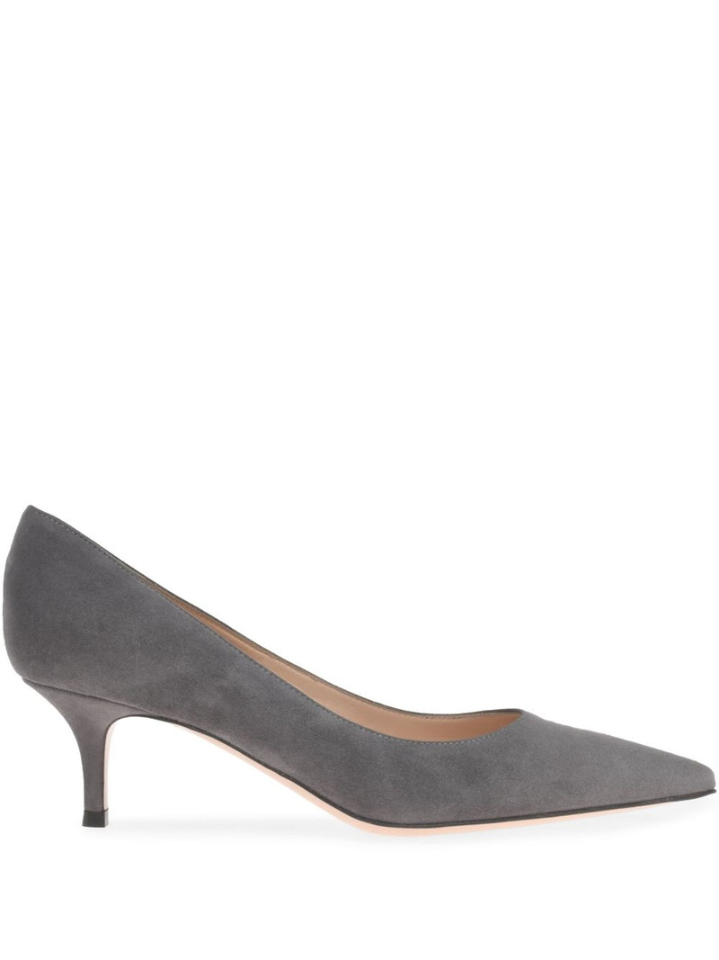 55mm leather pumps 1