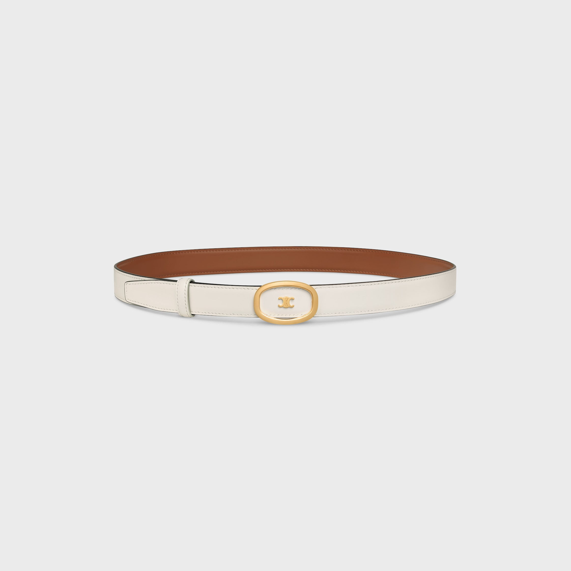 Medium 25MM Reversible Celine Alix Belt  IN TAURILLON - 2