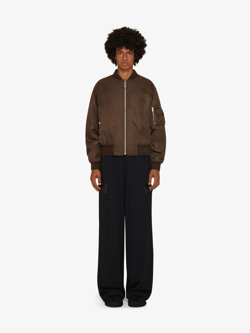 Givenchy BOMBER JACKET IN EMBROIDERED NYLON outlook