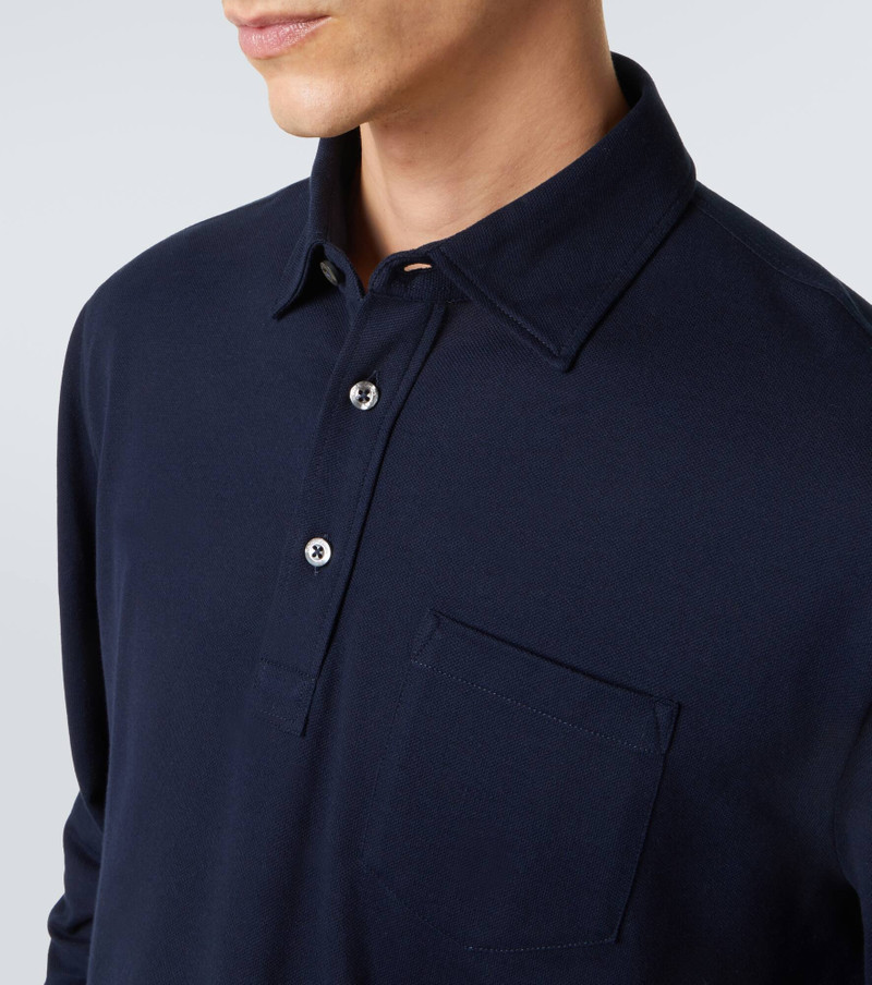 Cotton and cashmere polo shirt 5