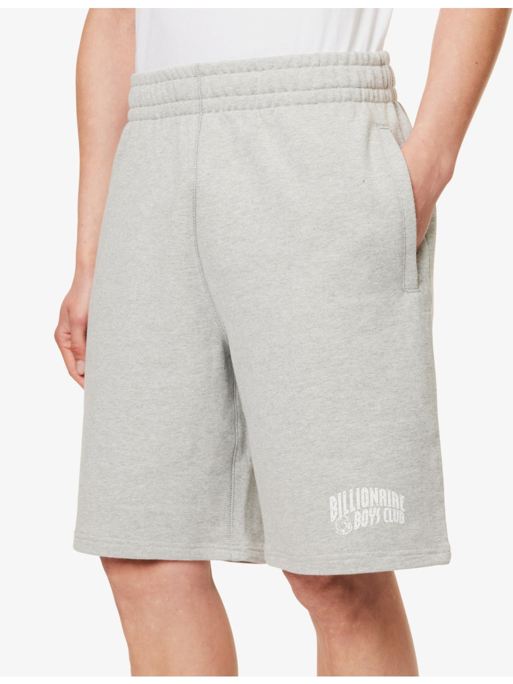 Arch branded-print cotton-jersey shorts - 5