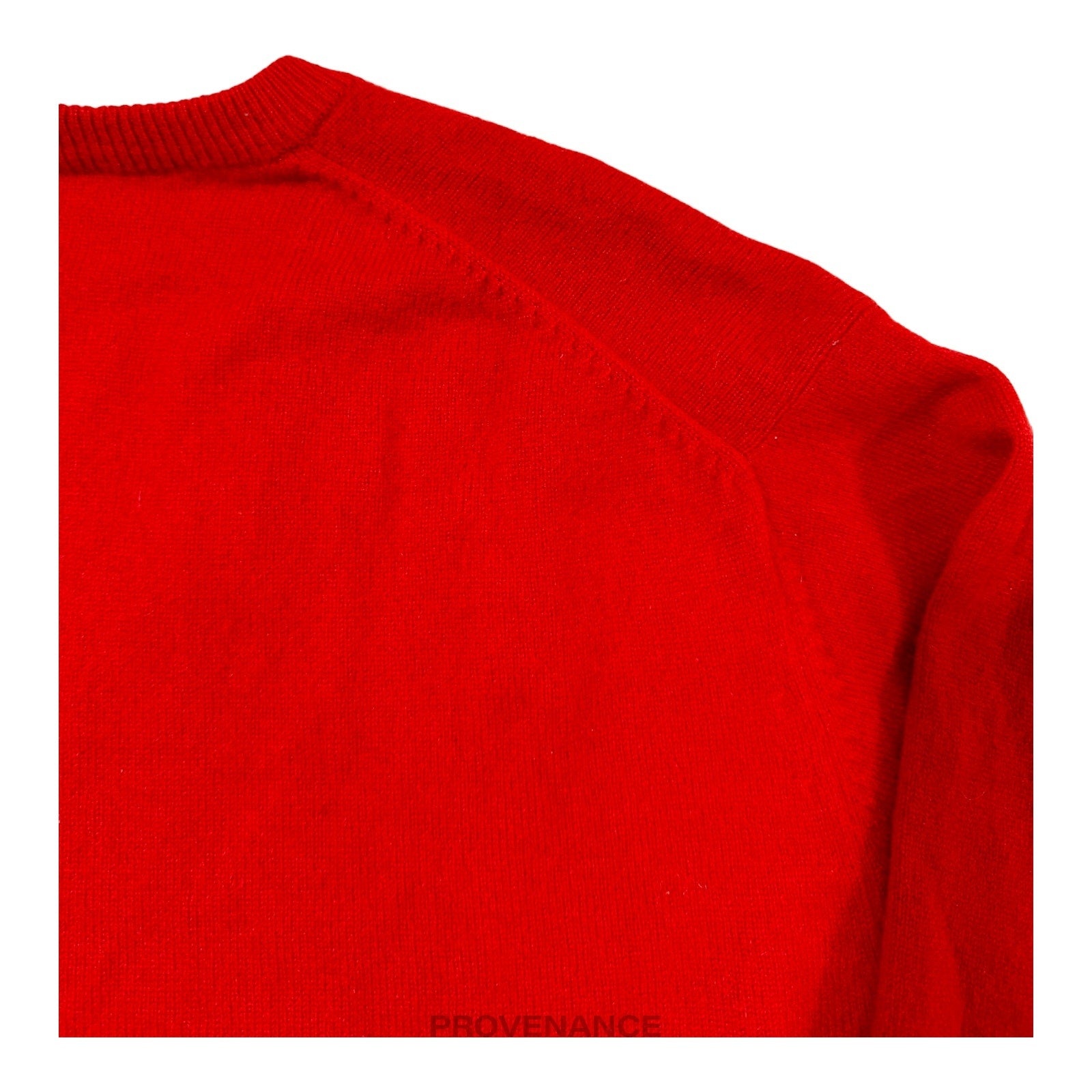 Christian Dior Sports - Christian Dior Golf Logo V Neck Sweater - Fine Wool Red S - 6