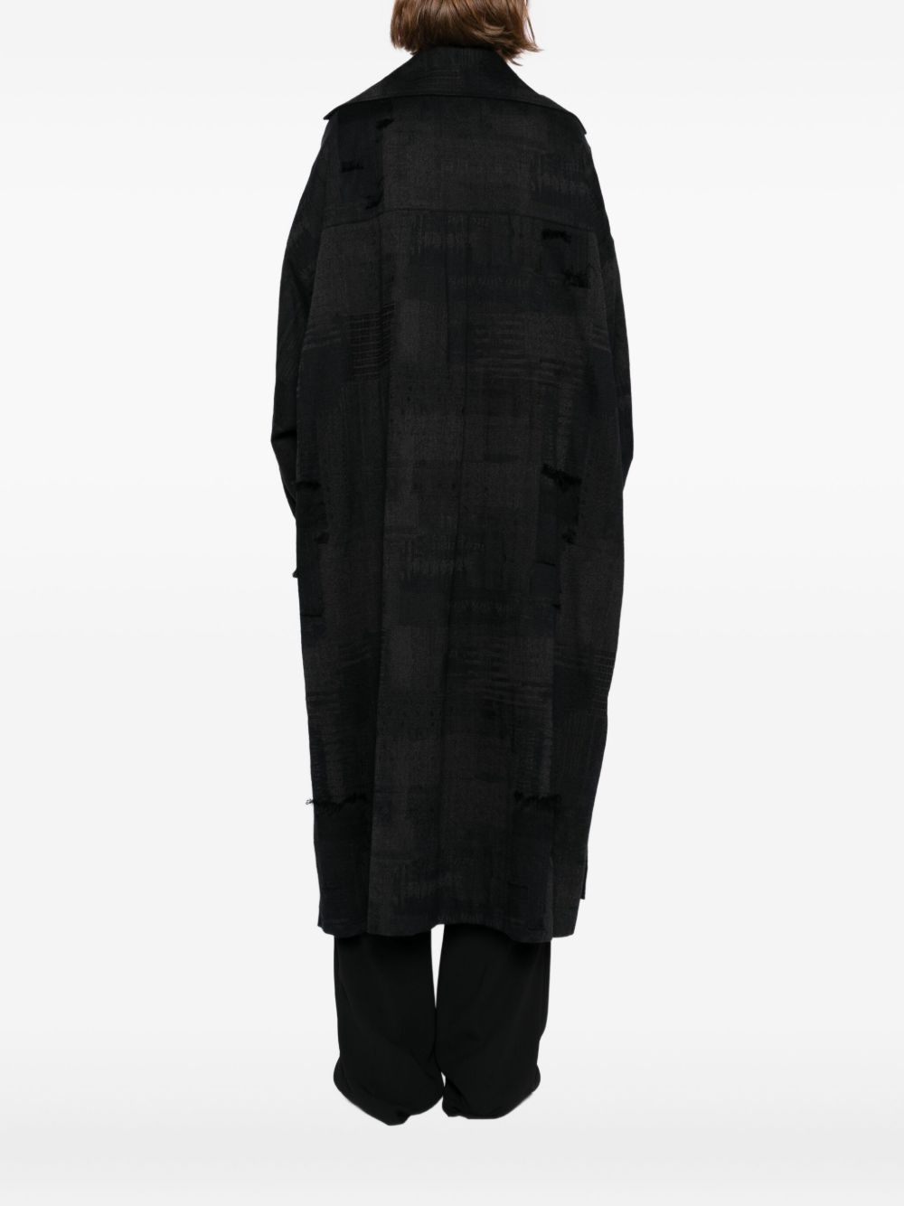 patterned coat - 4