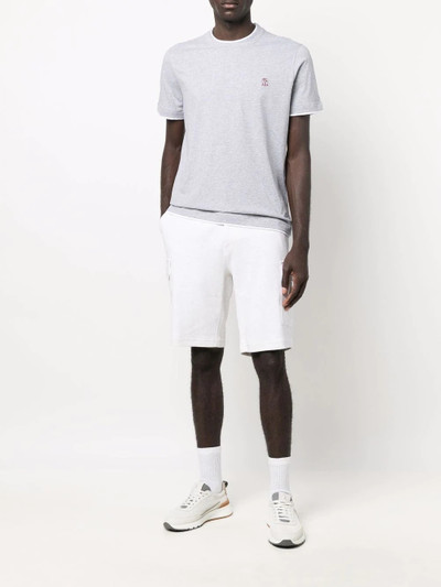 Brunello Cucinelli layered-effect T-shirt outlook