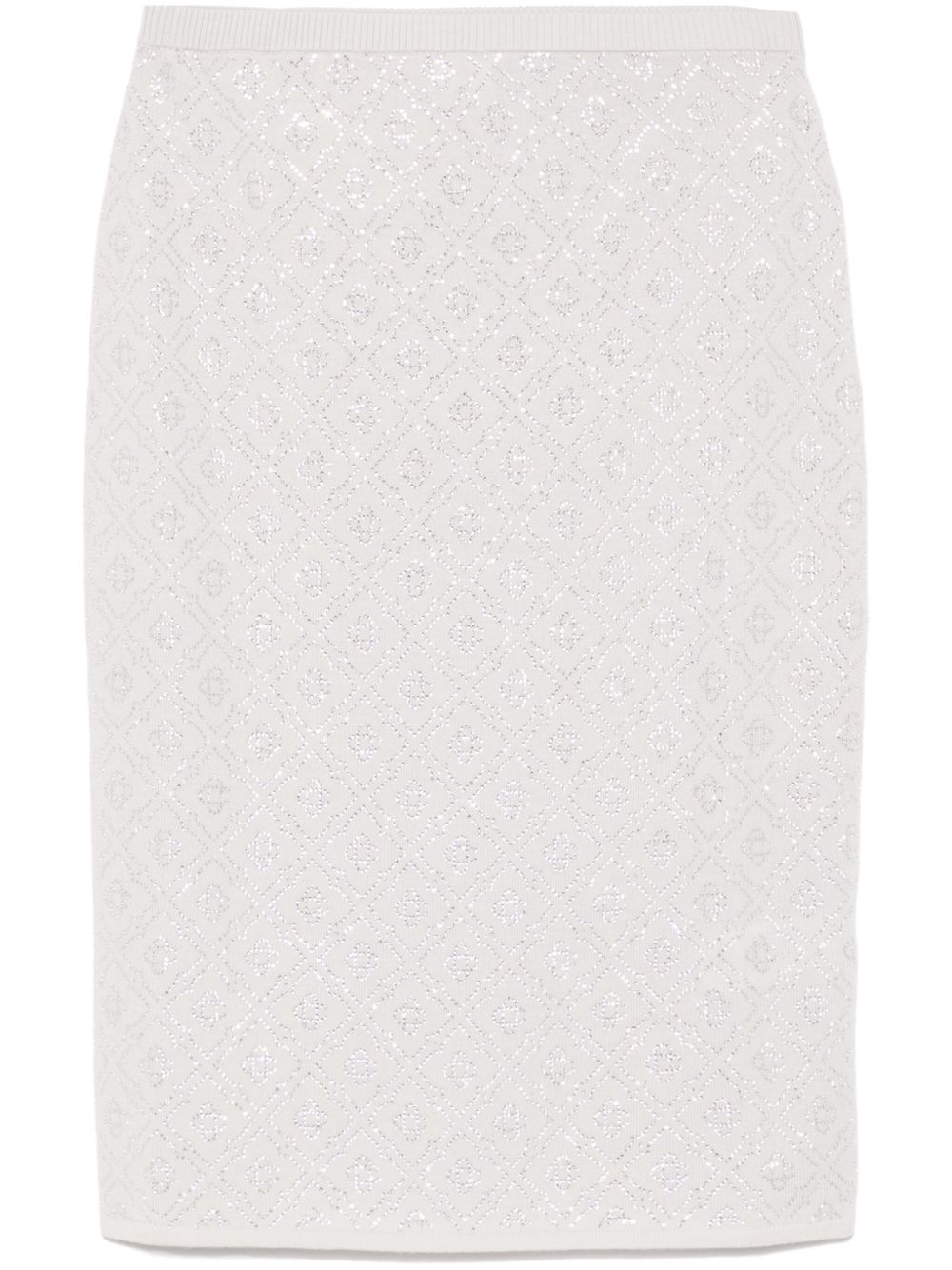 crystal-monogram skirt - 1