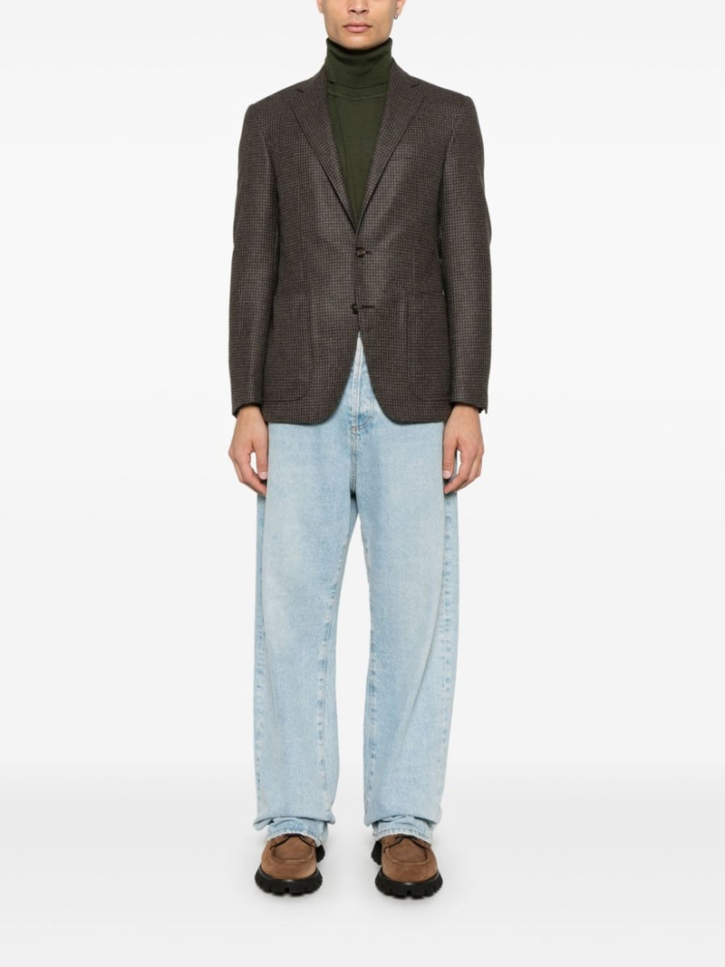 Canali houndstooth-pattern blazer outlook