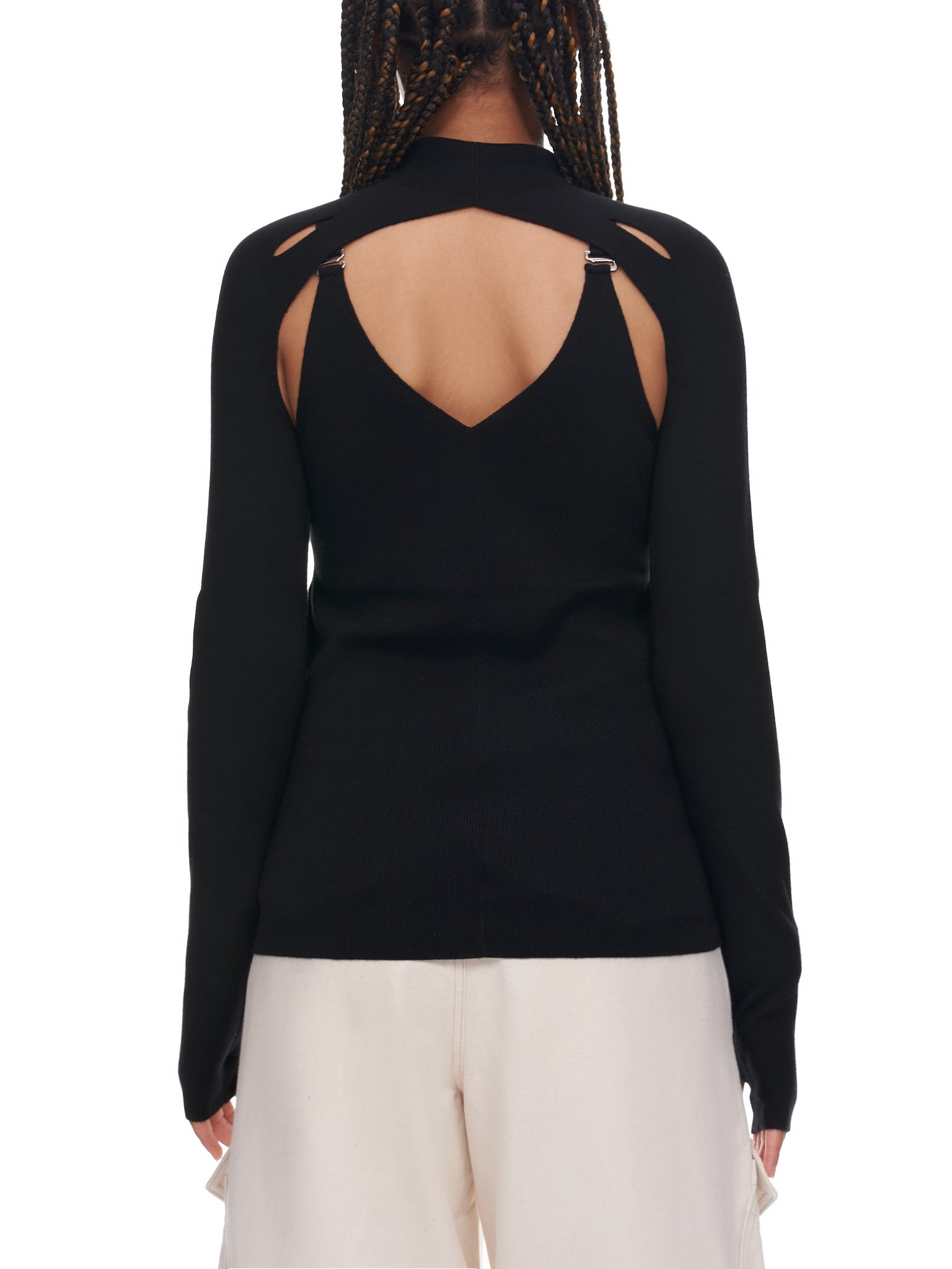 Merino Double Lock Slit Skivvy - 3