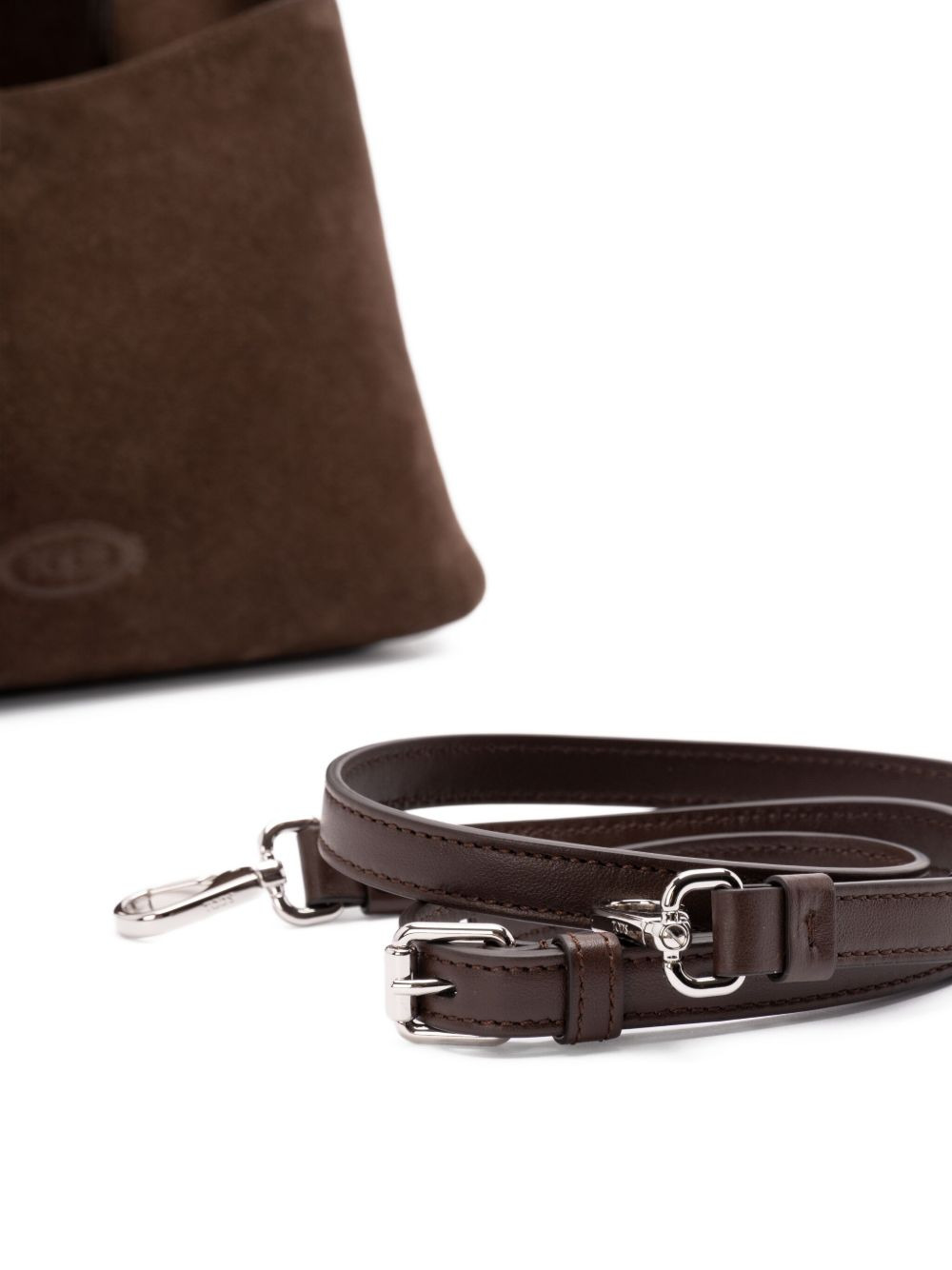 Micro leather tote bag - 4