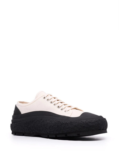 Jil Sander lace-up low-top sneakers outlook