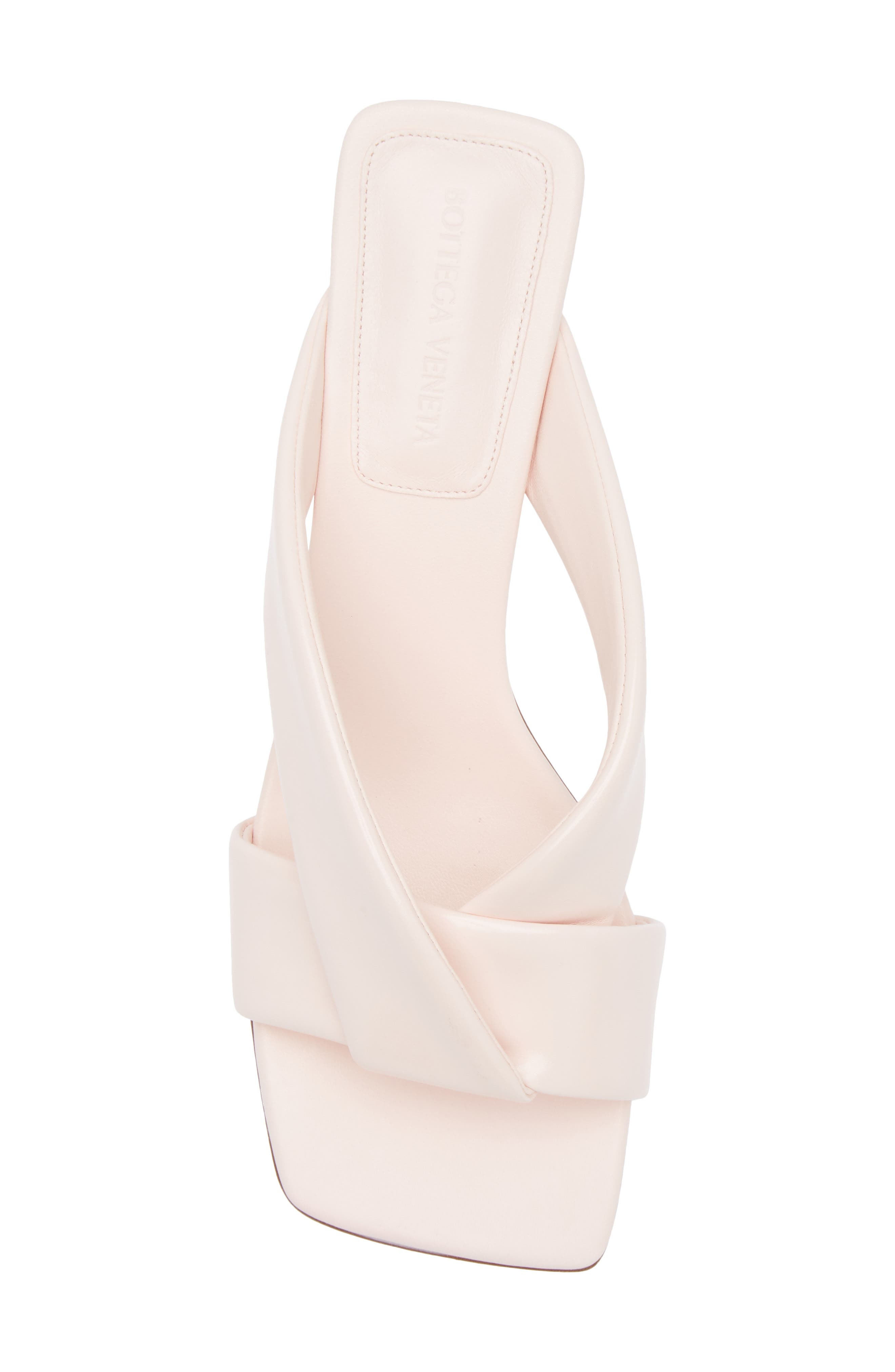 Bottega Veneta Riva Kitten Heel Sandal in 5964 Seashell at Nordstrom - 5