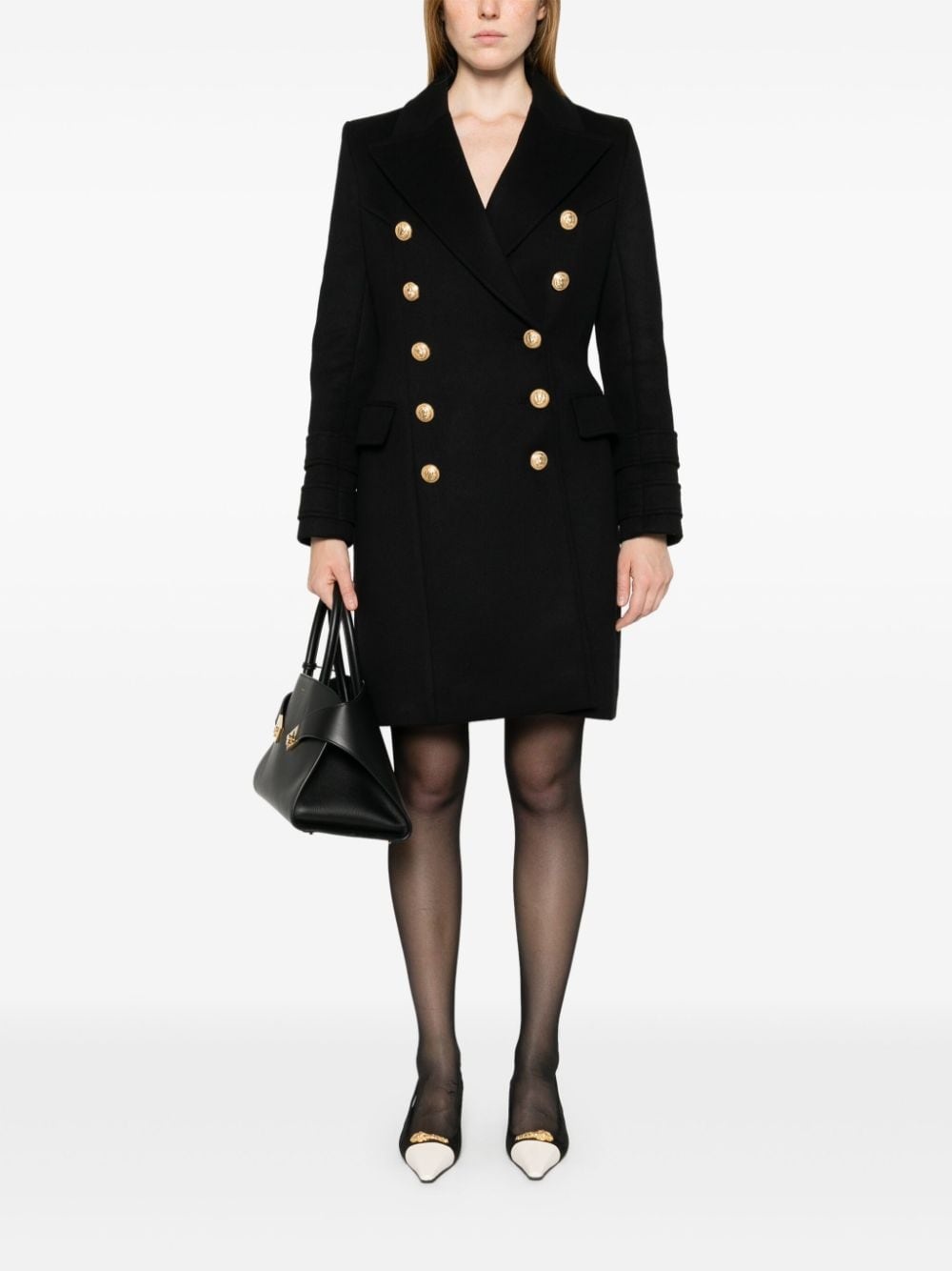 military-style coat - 4