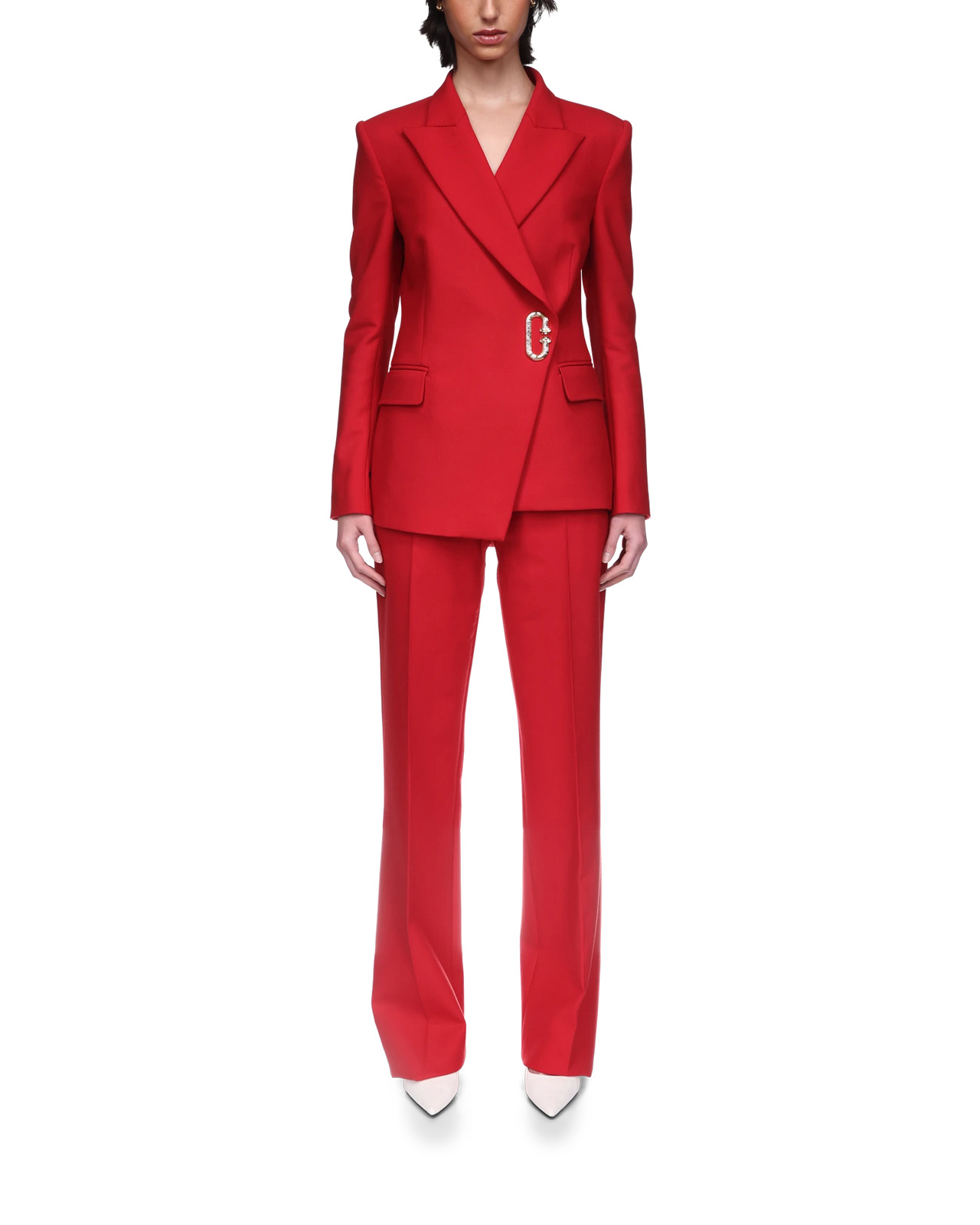 Asymmetric Double Breasted Jacket | Casablanca Paris - 2