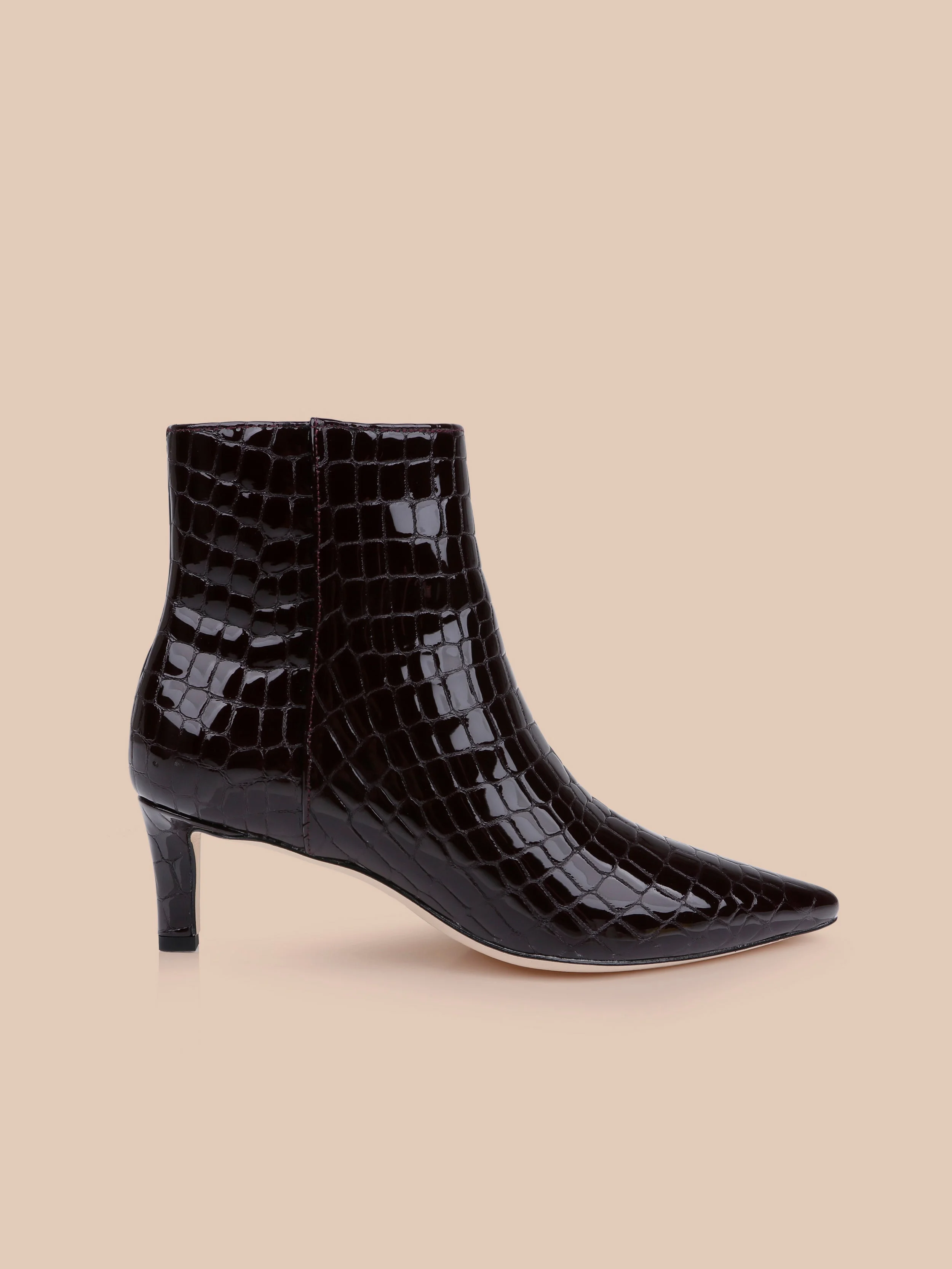 Lilly Kitten-Heel Bootie - 1