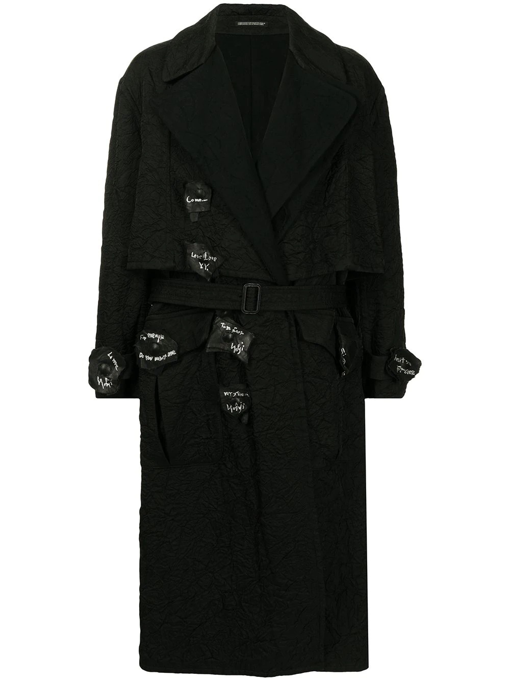 belted wool maxi coat - 1