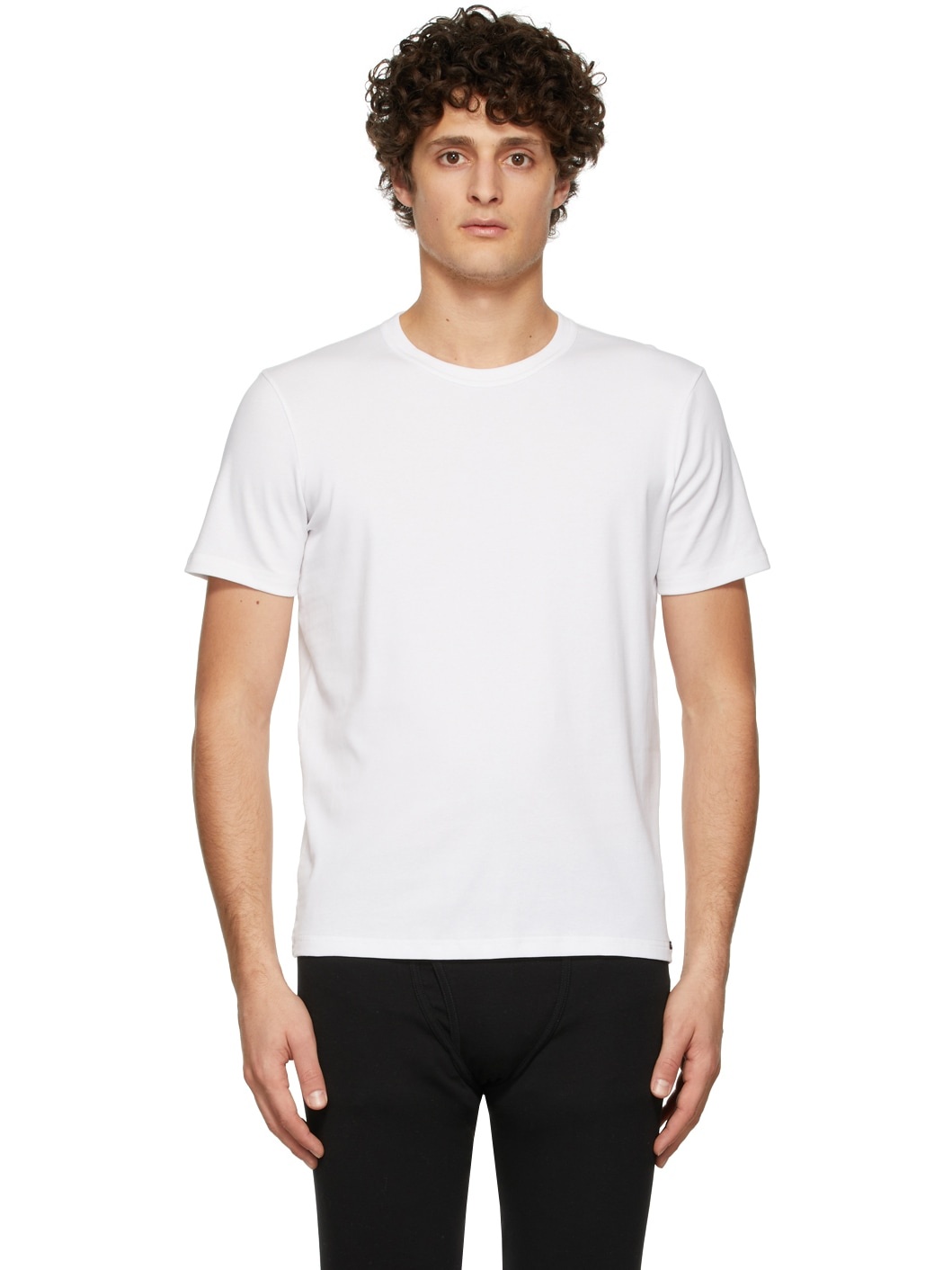 White Crewneck T-Shirt - 1