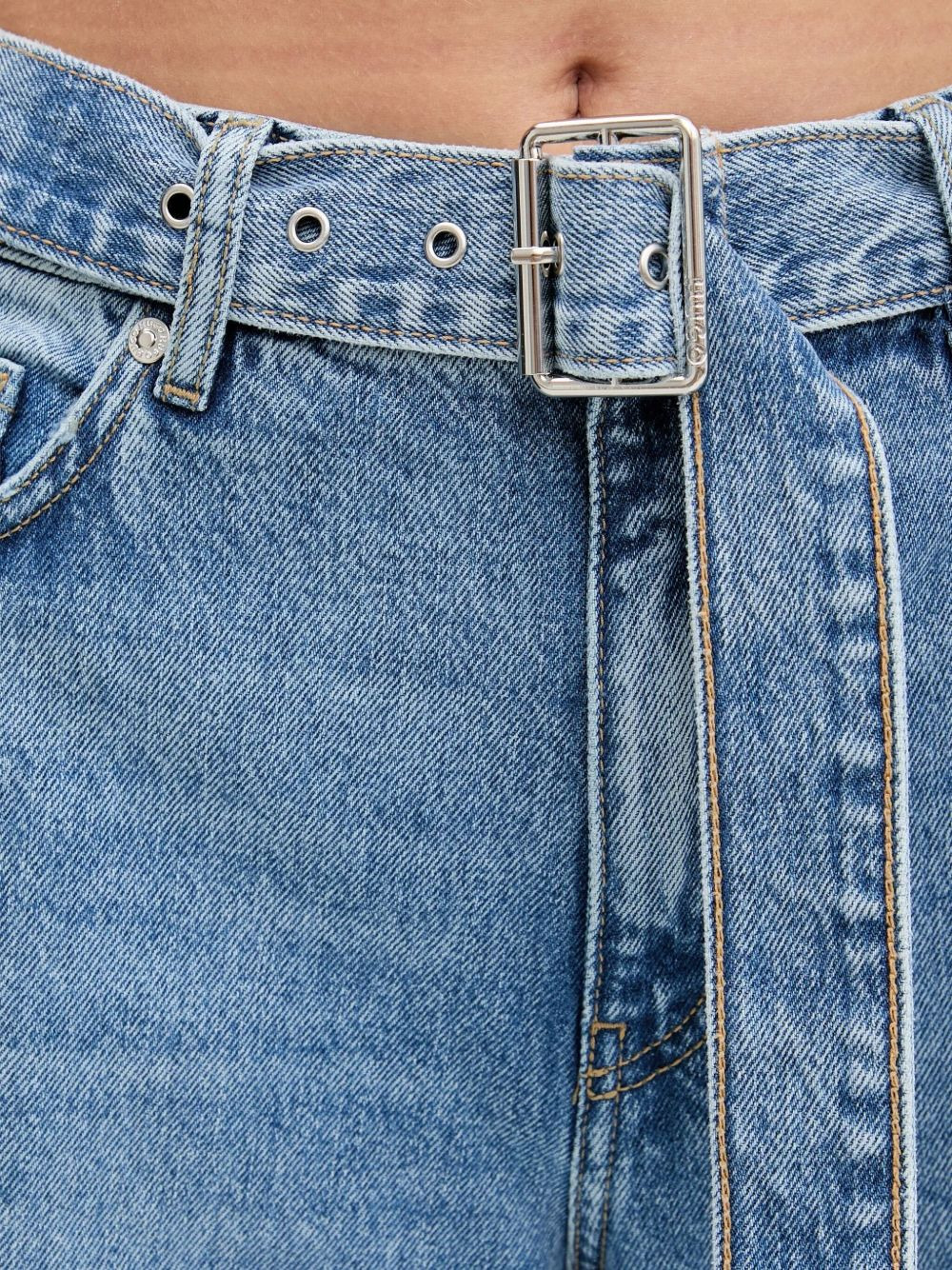 belted jeans - 4