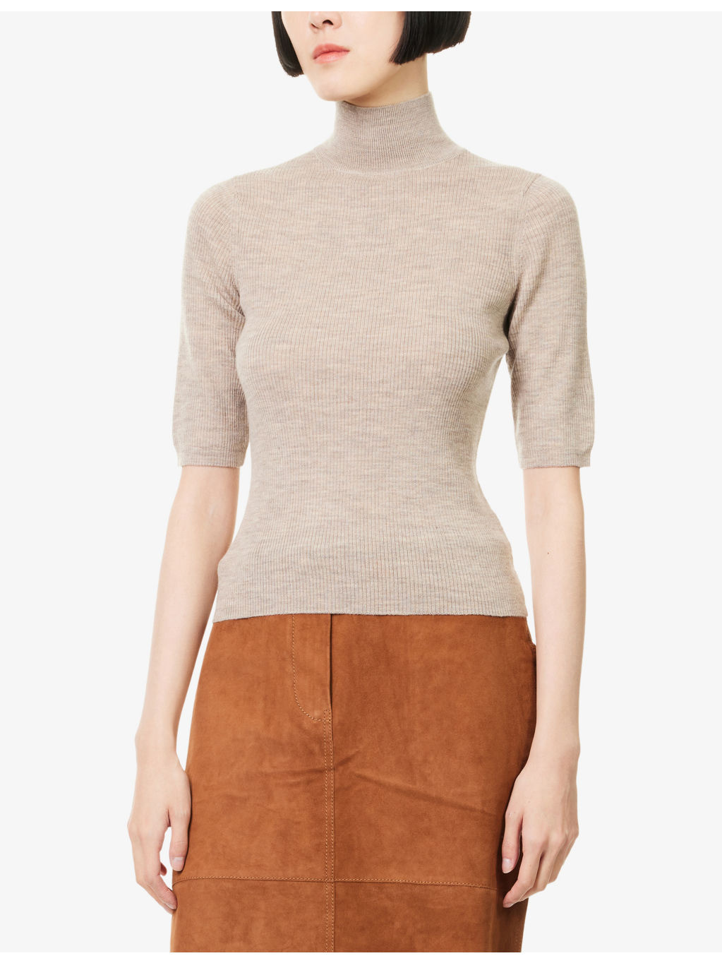 Alastair Short-Sleeves Wool Jumper - 3